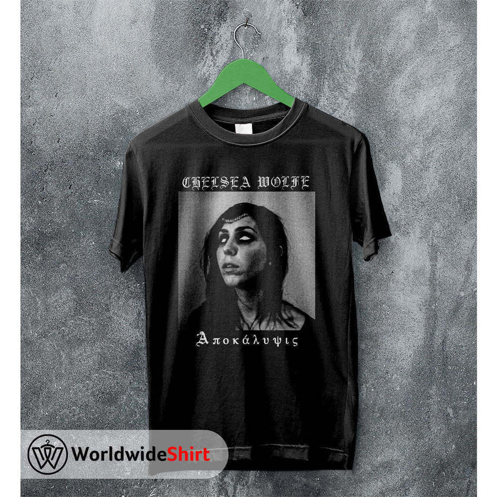 Chelsea Wolfe Apokalypsis Gothic Rock Music Graphic Fan Art T-Shirt
